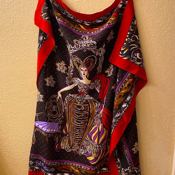 Bob Mackie Accessories - Rare Vintage Bob Mackie Silk Scarf